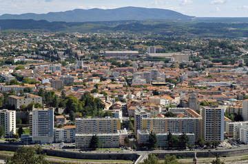 La ville d'Alès 